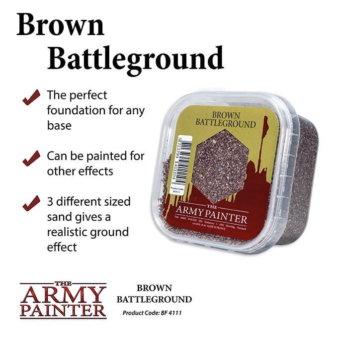 Army Painter Brown Battlefield basing materials - buy Army Painter basing materials at The Games Den