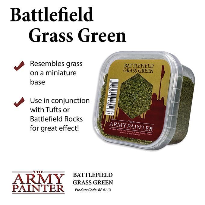Army Painter Battlefield Grass Green basing materials - buy Army Painter basing materials at The Games Den