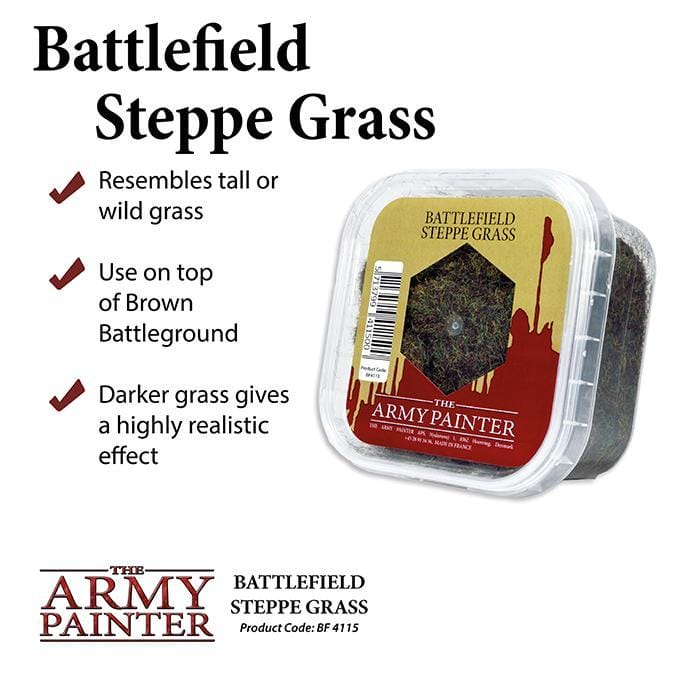 Army Painter Battlefield Steppe Grass basing materials - buy Army Painter basing materials at The Games Den